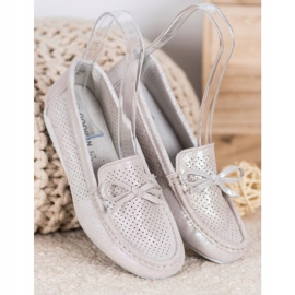 Goodin Kožené Boty S Mašlí hnědý 1