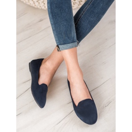 Clowse Klasický semišový pán námořnická modř 1