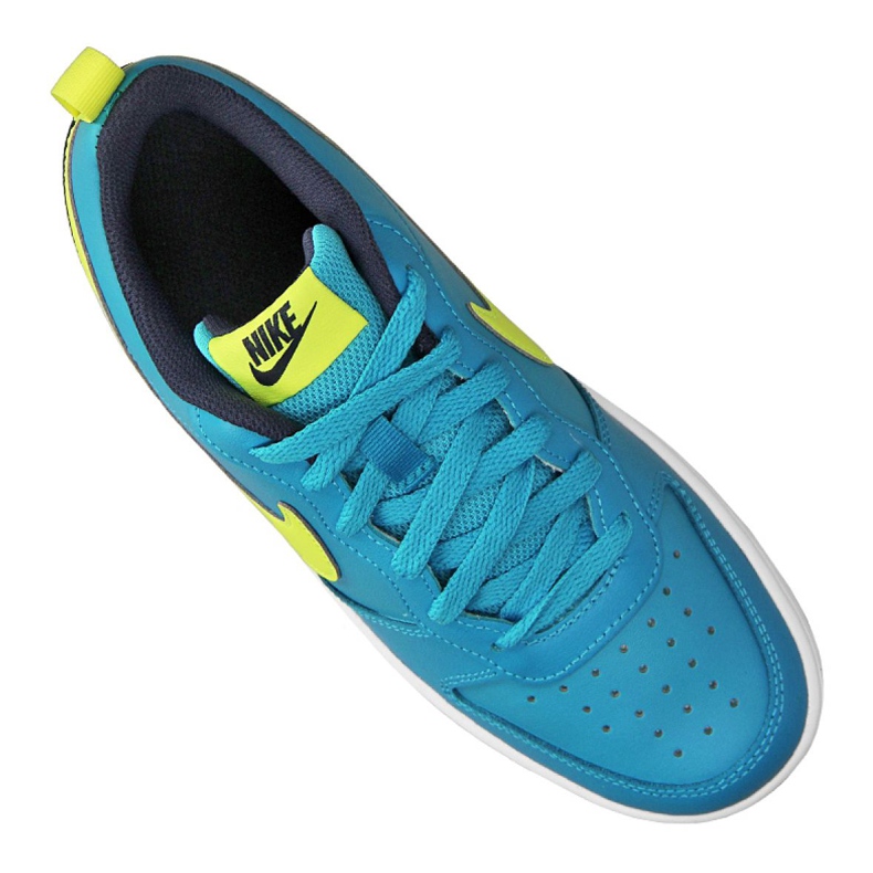 Boty Nike Court Borough Low 2 Jr BQ5448-400 modrý 1