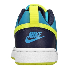 Boty Nike Court Borough Low 2 Jr BQ5448-400 modrý 2