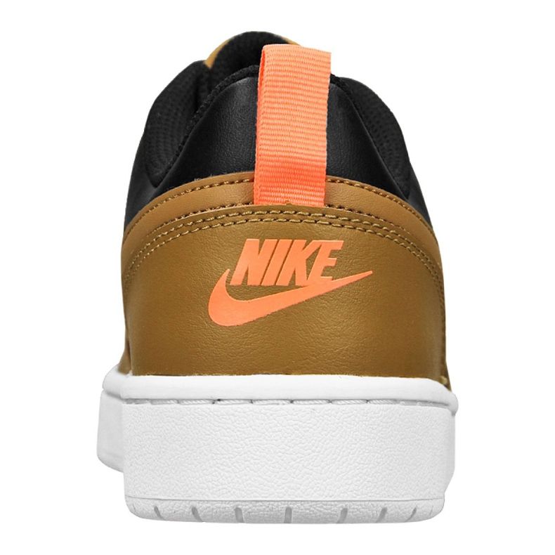 Boty Nike Court Borough Low 2 Jr BQ5448-004 černá žlutá 1