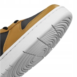 Boty Nike Court Borough Low 2 Jr BQ5448-004 černá žlutá 3
