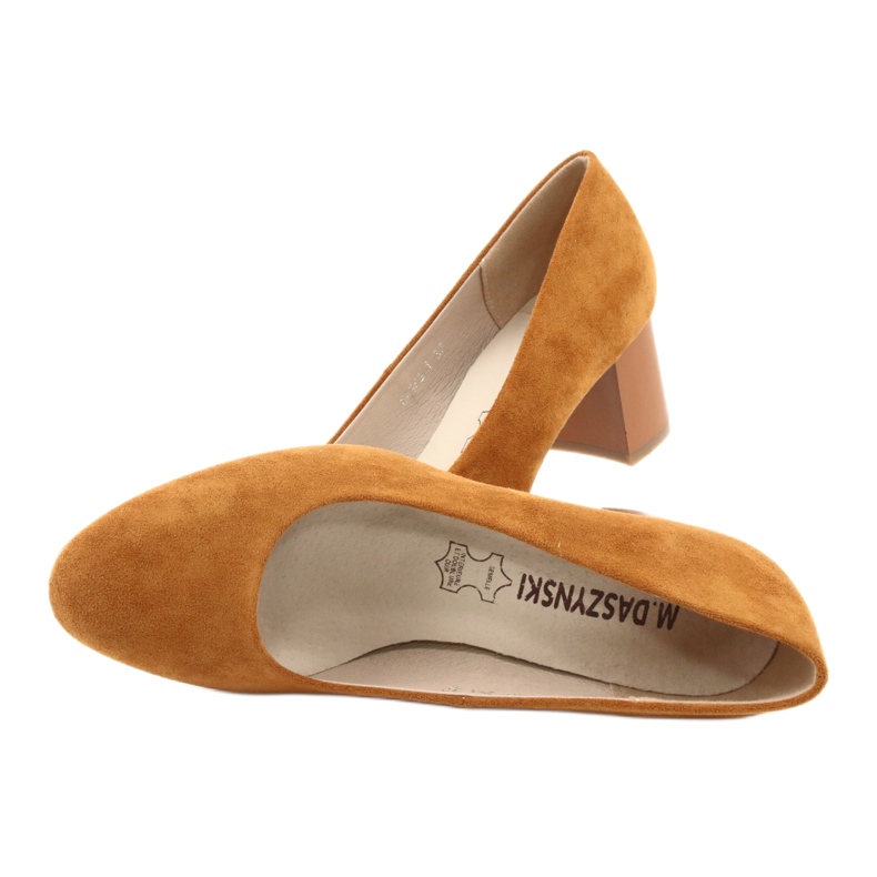 M.Daszyński Dámská čerpadla SA173 Vložka z velblouda žlutá 5