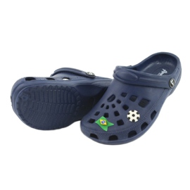 American Club Dětské pantofle American kroks námořnická modrá 5