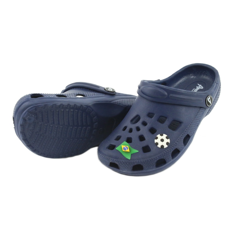 American Club Dětské pantofle American kroks námořnická modrá 5