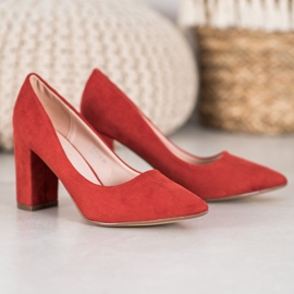 Ideal Shoes Lososové lodičky na vysokém podpatku vícebarevný oranžový 4