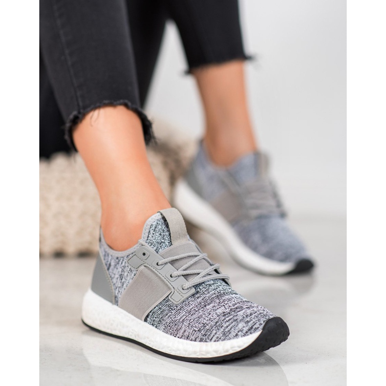 Bona Sportovní Boty Na Platformě šedá 1