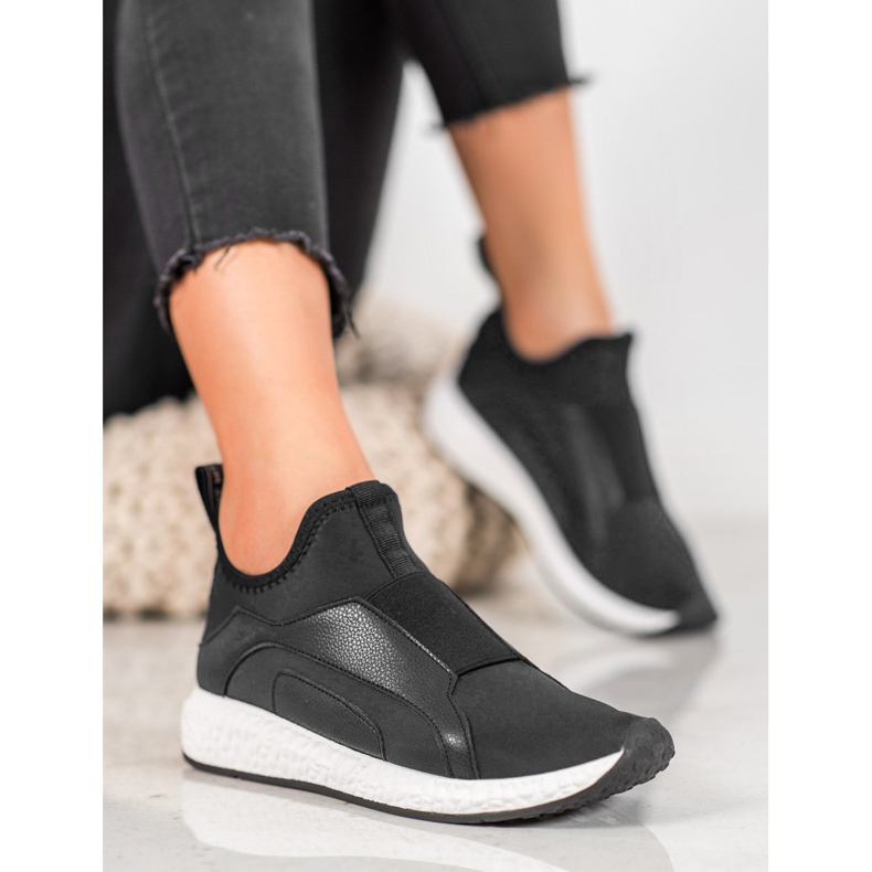 Bona Černé Boty Na Platformě černá 1