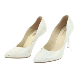 Dámské lodičky Espinto 456/96 bílé bílý vícebarevný 3