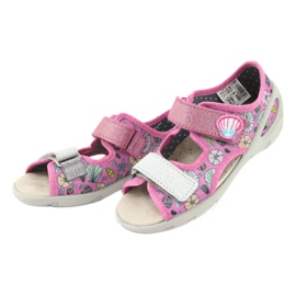 Dětská obuv Befado 065P134 růžový šedá vícebarevný 4