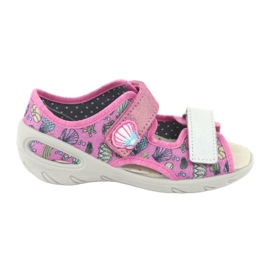 Dětská obuv Befado 065P134 růžový šedá vícebarevný 1