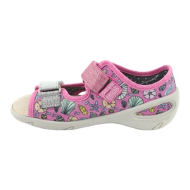 Dětská obuv Befado 065P134 růžový šedá vícebarevný 3