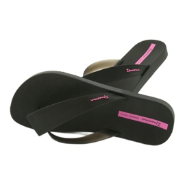 Ipanema Dámské černé flip -flops Black 26445 černý 4