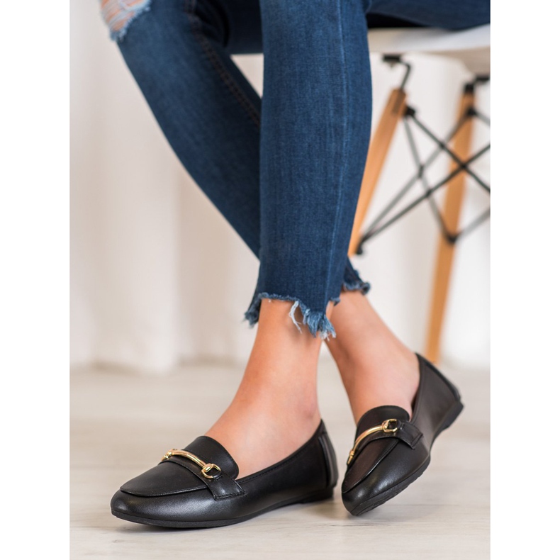 Fama Neformální baletka s ozdobou černá 1