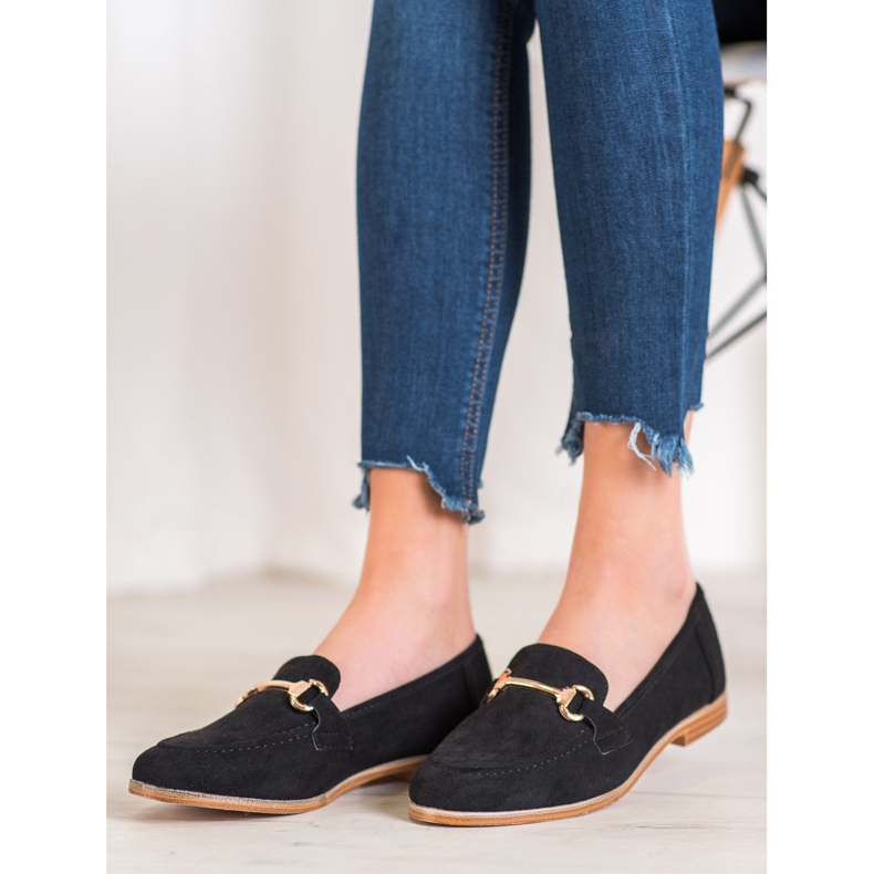 Seastar Elegantní nazouvací boty černá 1