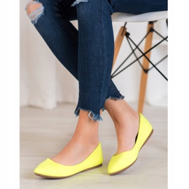 Seastar Neonové balerínky žluť 2