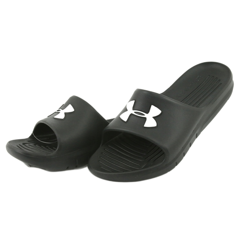 Under Armour Pánské pantofle pod brněním jádro pth SL 3021286-001 pro vodu černou vodu černý 3