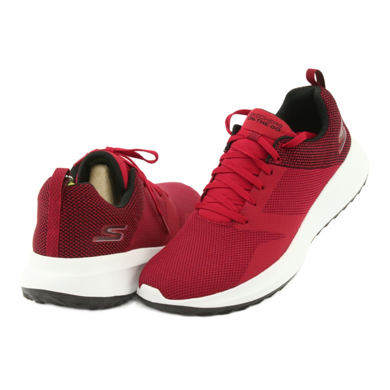 Boty Skechers On The Go M 55330-RDBK černý červený 4