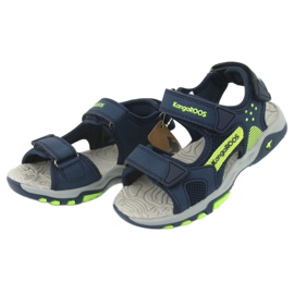 KangaRoos Boys Sandals Foam Intows Navy/Green 18337 modrý 3