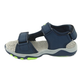 KangaRoos Boys Sandals Foam Intows Navy/Green 18337 modrý 2