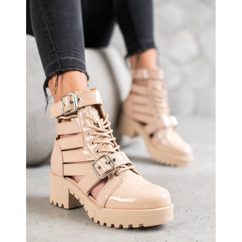 Seastar Lakované módní boty hnědý 2