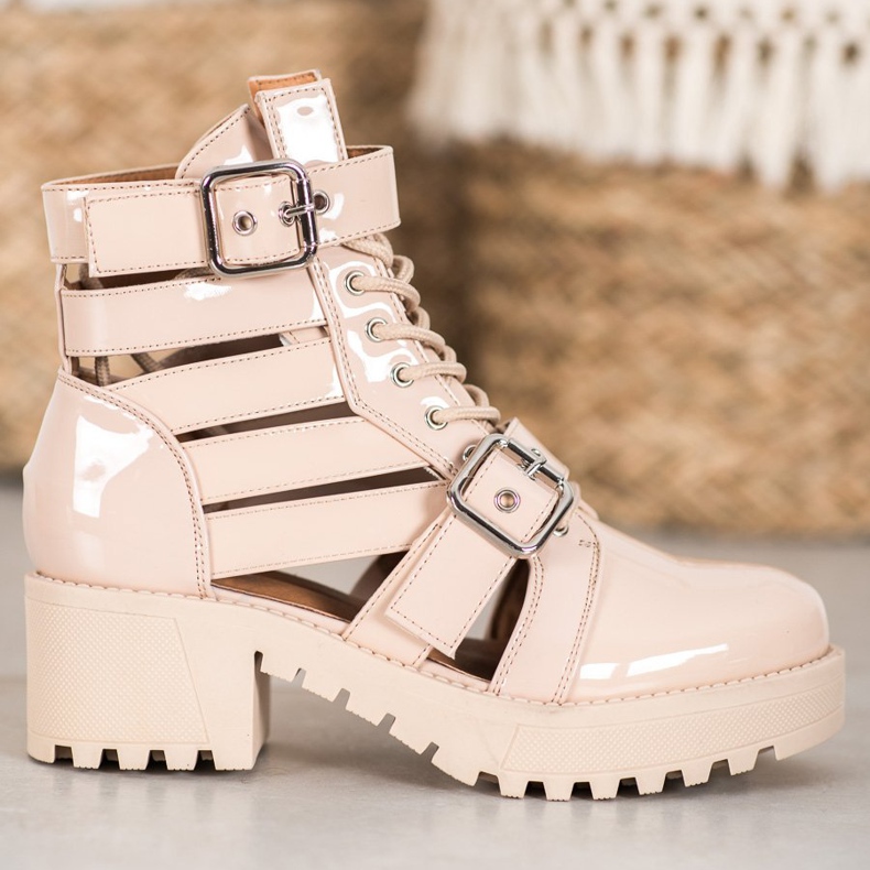 Seastar Lakované módní boty hnědý 1