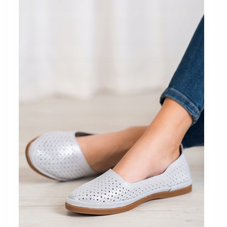 Brokátové slipy VINCEZA šedá 1