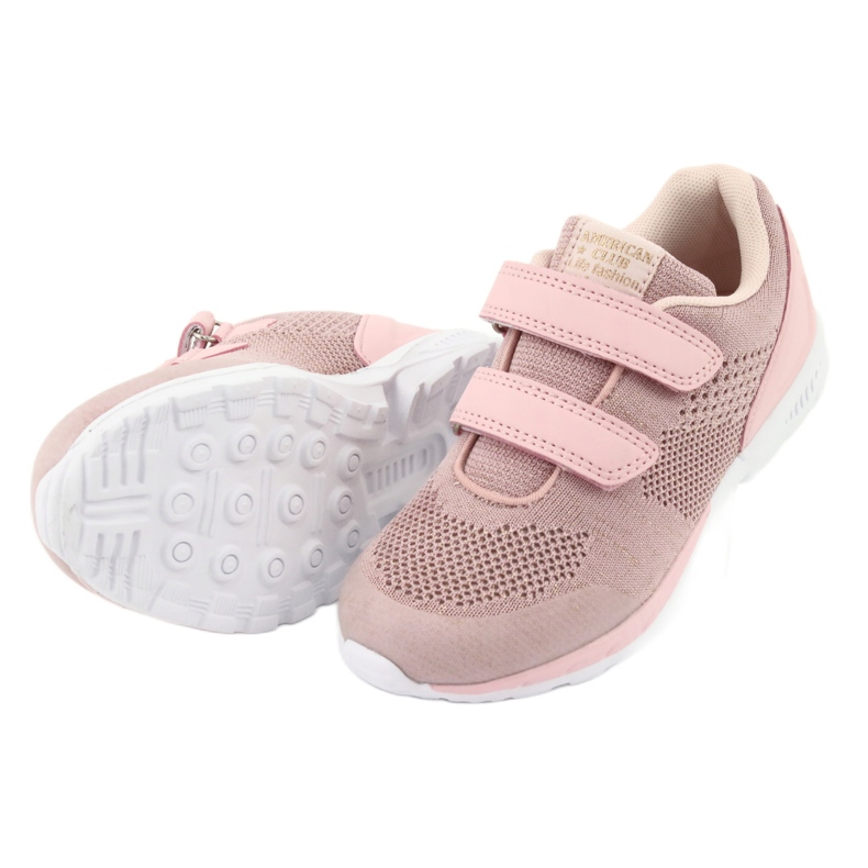 Dívčí sportovní ADI American Club ES16 zlatá růžová růžový žlutá 5