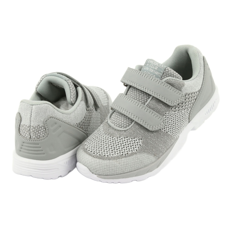 ADI dívčí sport American Club ES16 stříbrošedý šedá 4