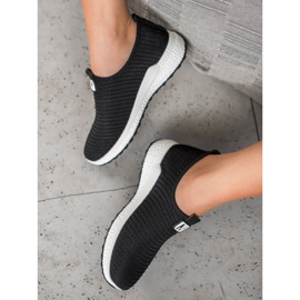 SHELOVET Prolamované slipy černý 2