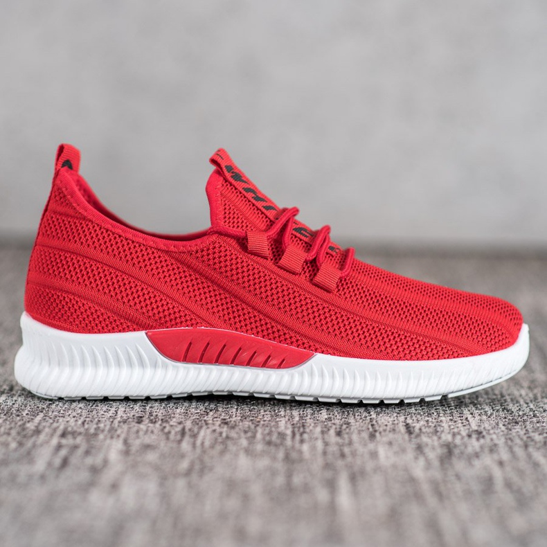 SHELOVET Červené prolamované boty 1