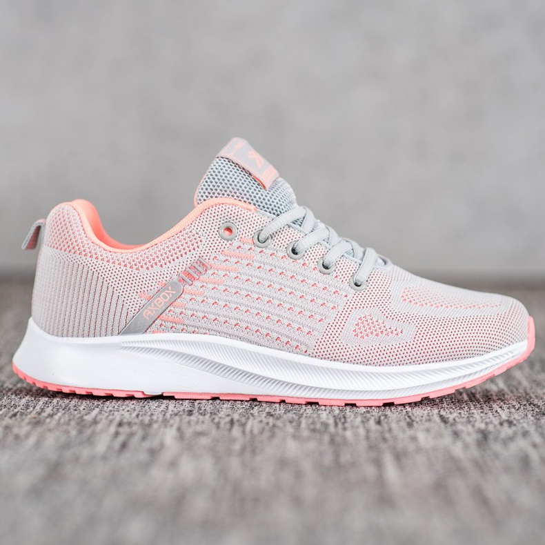 Ax Boxing Pohodlná prolamovaná sportovní obuv oranžový šedá 2 Ax Boxing Pohodlná prolamovaná sportovní obuv oranžový šedá 2