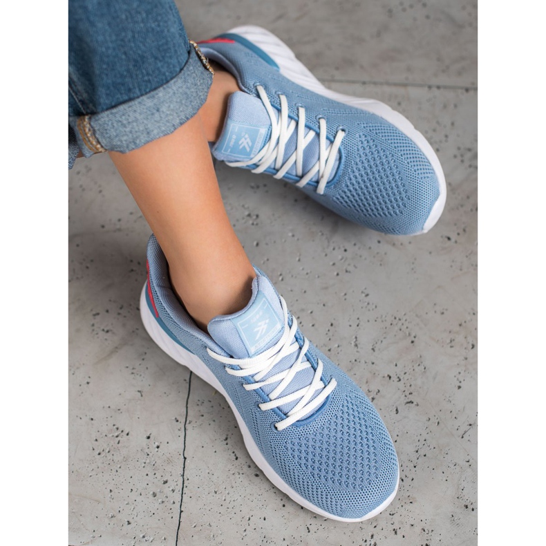 Ax Boxing Lehké prolamované sportovní boty modrý 2