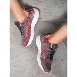 Ax Boxing Sportovní obuv se síťovinou růžový 2