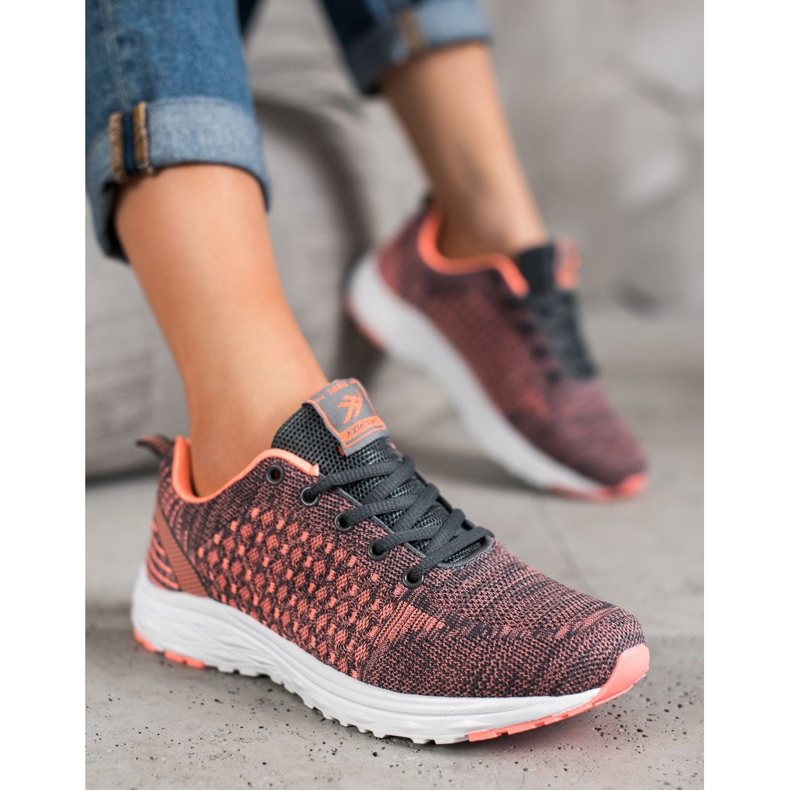 Ax Boxing Sportovní obuv se síťovinou růžový 1