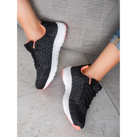 Ax Boxing Sportovní obuv se síťovinou černá 2