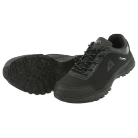 Nepromokavá softshellová sportovní obuv American Club HL02 černá šedá 5