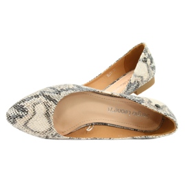 Balerínky zvířecího vzoru Sergio Leone BL611 hnědý šedá 5