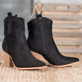 Seastar Prolamované kovbojky na pilíři černý 1