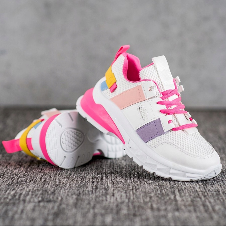 Seastar Barevné tenisky se síťovinou bílý vícebarevný 1