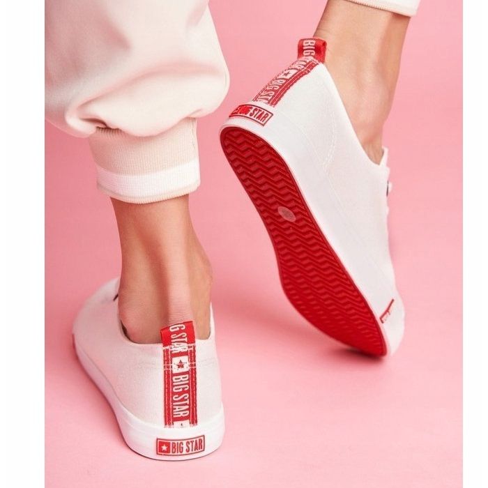 Bílé dámské tenisky Big Star FF274087 bílý 2