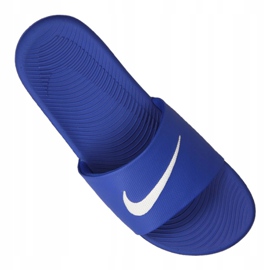 Pantofle Nike Kawa Slide Jr 819352-400 modrý 2