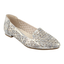 M.Daszyński Lordsy balerínky levandule / zlato Daszyński SA151 růžový šedá 1