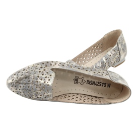 M.Daszyński Lordsy balerínky levandule / zlato Daszyński SA151 růžový šedá 5