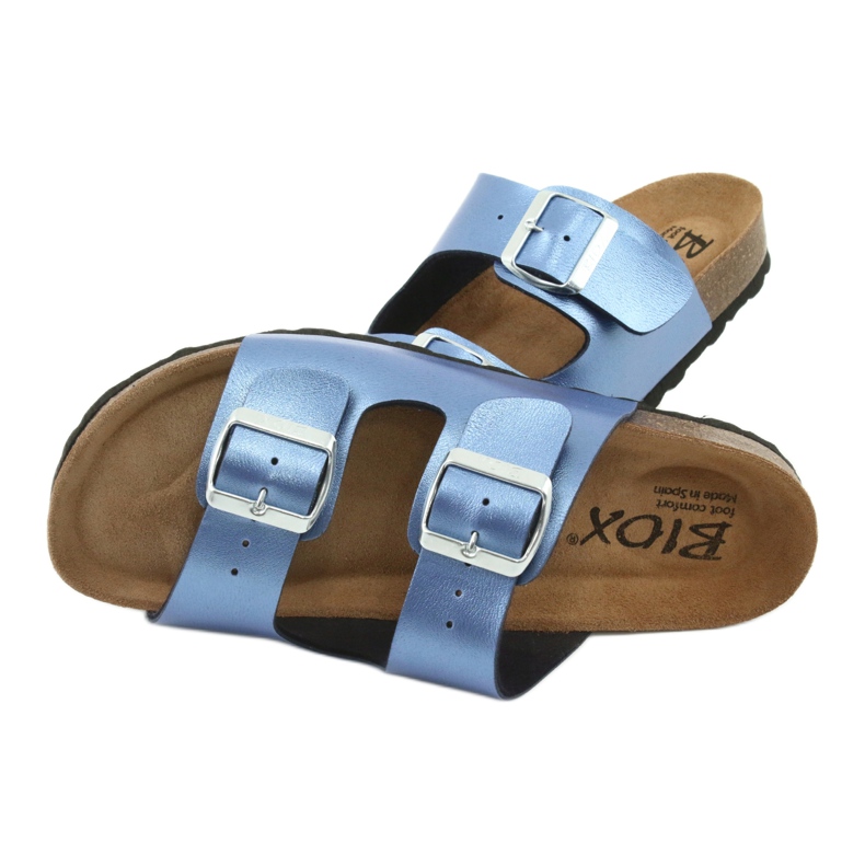 Zdravotní pantofle IZZI, BIOX Alex modré modrý 5 Zdravotní pantofle IZZI, BIOX Alex modré modrý 5