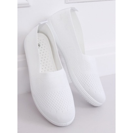 NB338P Bílé síťované tenisky bílý 1