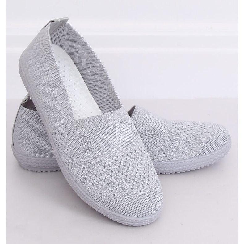 Šedé síťované tenisky NB338P Šedá 1