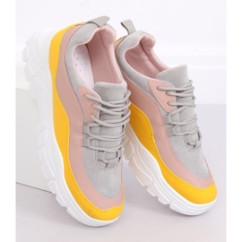 Vícebarevná sportovní obuv 902-3 žlutá vícebarevný 1