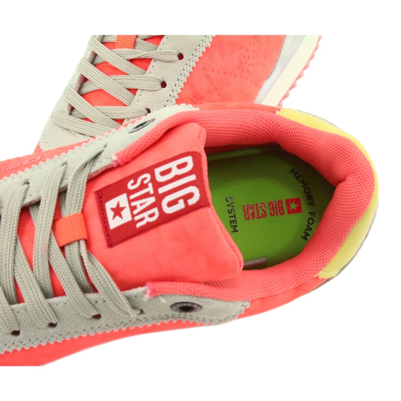 Big Star FF 274873 Orange/Grey Sports Shoes pomerančový 5