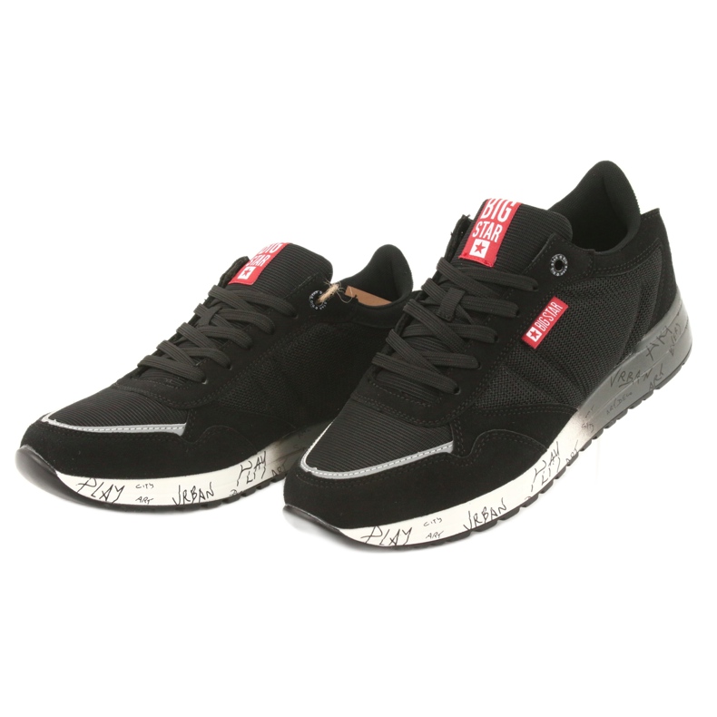 Sportovní obuv Big Star FF 174207 bílý černá 2